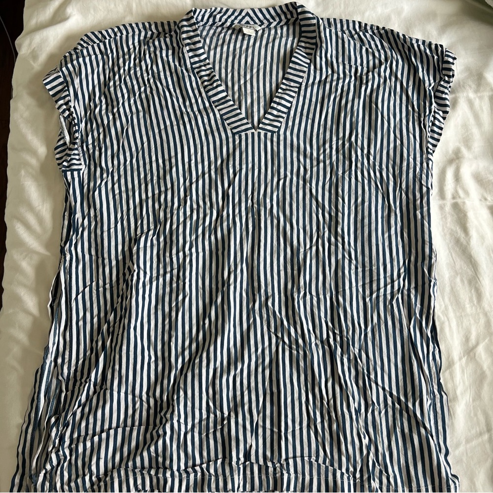 Monki striped kaftan top